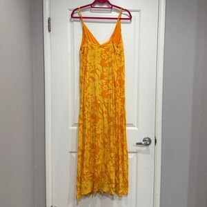 L*Space Vibrant Orange and Yellow Dress